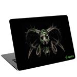 استیکر لپ تاپ طرح Razer-demon skullکد cl-442مناسب برای لپ تاپ 15.6 اینچ