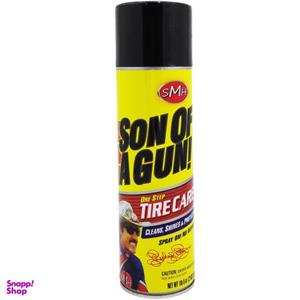 اسپری تمیز کننده لاستیک خودرو اس ام اچ مدل Son Of A Gun حجم 595 میلی لیتر