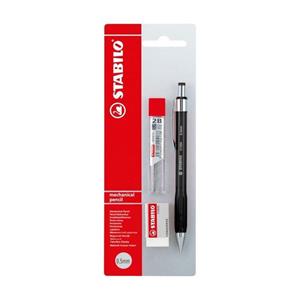 مداد نوکی 0.5 میلی متری استابیلو مدل 3135N3205BLP1 به همراه نوک مداد نوکی و پاک کن\t