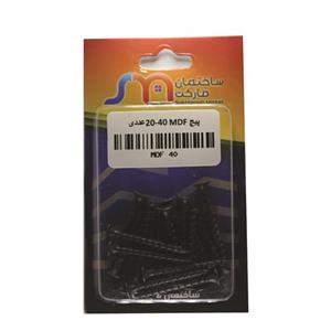 پیچ ام دی اف ساختمان مارکت مدل 121 بسته 20 عددی
