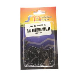 پیچ ام دی اف ساختمان مارکت مدل 120 بسته 25عددی