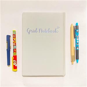 دفتر شطرنجی سفید هفت رنگ