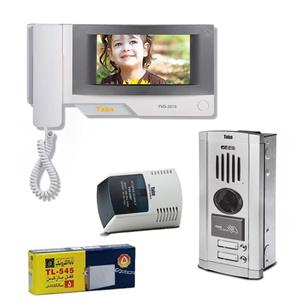 پکیج کامل آیفون تصویری مانیتور 7 اینچ مدل 3070 و پنل سهند کارتی تابا الکترونیک