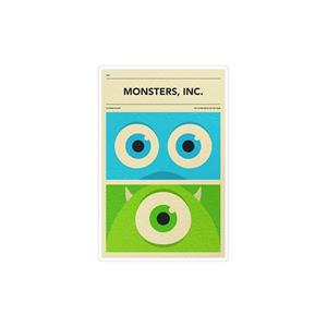 استیکر لپ تاپ ماسا دیزاین طرح monster مدل STK1621