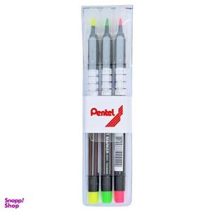 ماژیک علامت گذار پنتل مدل S512 بسته 3 عددی