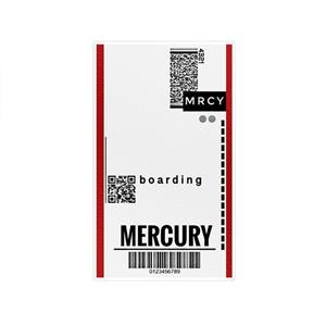 استیکر لپ تاپ ماسا دیزاین طرح MERCURY مدل STK1652 