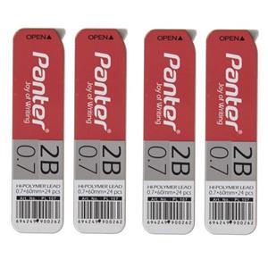 نوک مداد نوکی 0.7 میلی متری پنتر مدل Highpolymer بسته 4 عددی