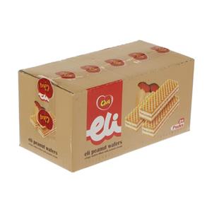 ویفر لینا با طعم کره بادام زمینی - 40 گرم بسته 24 عددی