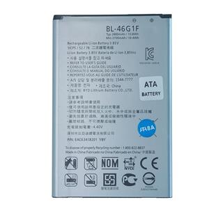 باتری موبایل مدل +BL 46G1F ظرفیت 2800 میلی آمپر ساعت مناسب برای گوشی موبایل ال جی K10 2017