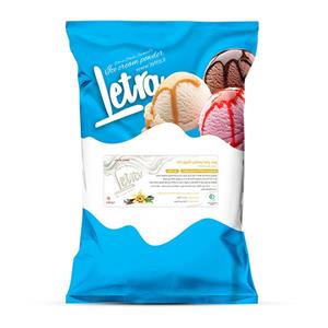 پودر بستنی وانیلی پایه شیر لترا - 2350 گرم letra Milk base Vanilla ice cream powder-2350 g