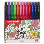 روان نویس یونی بال مدل my bujo Neon color بسته 12 عددی