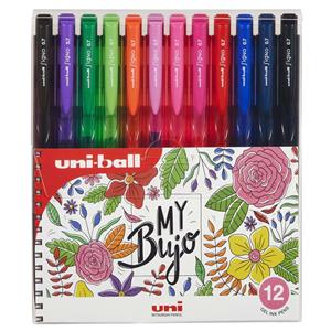 روان نویس یونی بال مدل my bujo Neon color بسته 12 عددی