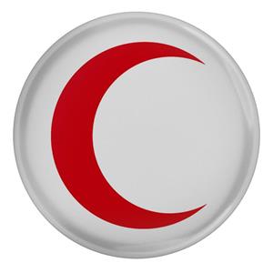 پیکسل طرح لوگو هلال احمر مدل S12435