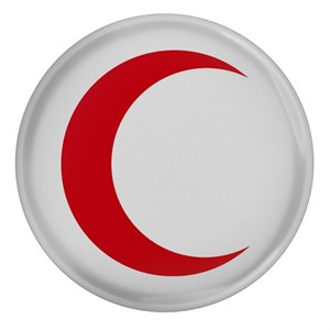 پیکسل طرح لوگو هلال احمر مدل S12435
