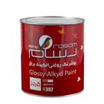 پوشرنگ روغنی آلکیدی قرمز رسام کد R302 حجم 3.78 لیتر