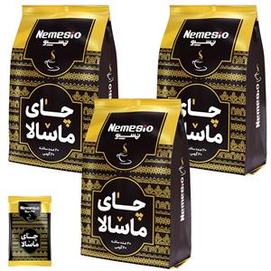 چای ماسالا حاوی جنسینگ با شکر قهوه ای نمسیو 3 بسته 20 عددی