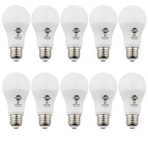 لامپ ال ای دی 9 وات پارس شهاب کد ka009 پایه E27 بسته 10 عددی