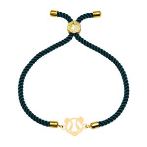 دستبند طلا 18 عیار زنانه کرابو طرح پاندا مدل Kr102161 