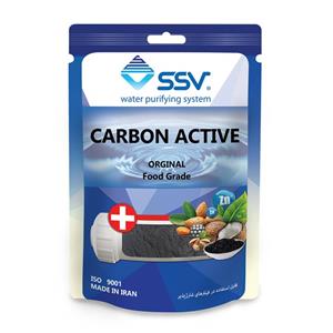 شارژ فیلتر دستگاه تصفیه اب اس وی مدل Carbon active وزن 140 گرم 