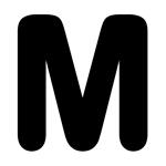 استیکر چوبی کودک مدل حروف انگلیسی کد MDF-M-M