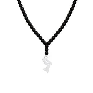 گردنبند نقره زنانه هایکا مدل دلفین کد n.ha1-88 