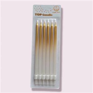 شمع تولد مدل تاپ کد 935 بسته 6 عددی