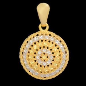 آویز گردنبند طلا 18 عیار زنانه طلای مستجابی مدل آوا کد 3677 -