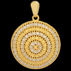 آویز گردنبند طلا 18 عیار زنانه طلای مستجابی مدل آوا کد 6772 -