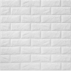 دیوارپوش مدل فومی طرح اجری بسته 4 عددی