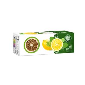 دمنوش لیمو حلقه نافه - 65 گرم بسته 20 عددی