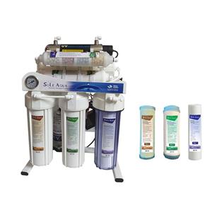 دستگاه تصفیه کننده آب سول آکوا مدل RO-102-UVMIX به همراه فیلتر بسته 3 عددی 