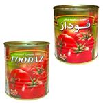 رب گوجه فرنگی فوداز 800 گرم بسته 2 عددی