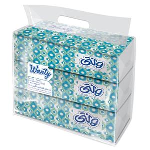 دستمال کاغذی 250 برگ ونتی مدل Soft Pack-1 بسته 3 عددی