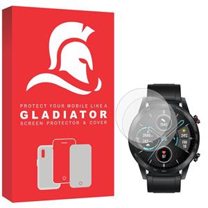 محافظ صفحه نمایش گلادیاتور مدل GWP2000 مناسب برای ساعت هوشمند آنر Magic Watch 2 46mm بسته دو عددی Gladiator GWP2000 Screen Protector For Honor Magic Watch 2 46mm Pack of 2