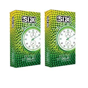 کاندوم سیکس مدل DottedDelay12 مجموعه 2 عددی