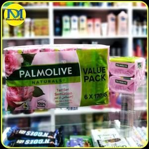 صابون شستشو پالمولیو مدل Naturals وزن 170 گرم بسته 6 عددی