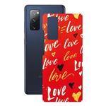 برچسب پوششی راک اسپیس طرح Love مناسب برای گوشی موبایل سامسونگ Galaxy S20 FE