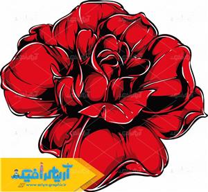 وکتور گل رز 2159
