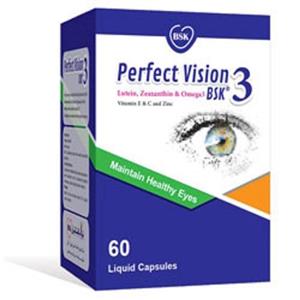 کپسول پرفکت ویژن 3 بی اس کی 60 عدد BSK Perfect Vision 3 Capsule