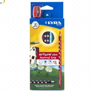 مداد رنگی متالیک مدل سوپرفربی 12 عددی - LYRA Super Ferby Metallic