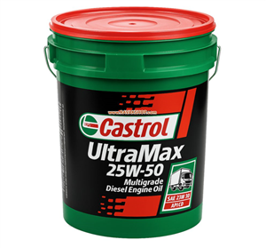 روغن موتور کاسترول 25W50 CD4 ULTRA MAX بیست لیتری سطل