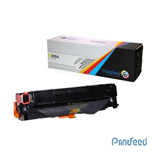 کارتریج لیزری زرد مدل 305a طرح فابریک پرینت فید printfeed  