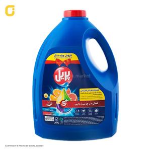 مایع ظرفشویی +5 پریل با رایحه پرتقال و گریپ فروت 3.75 لیتری