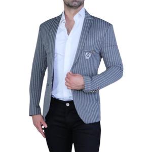 کت اسپورت مردانه خطی دیور طوسی روشن h76