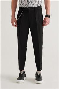 شلوار ساده پلیسه و زنجیر دار مردانه آوا Avva کد ty-91683942