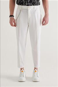 شلوار ساده پلیسه و زنجیر دار مردانه آوا Avva کد ty-91684130