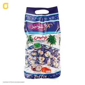 تافی مغزدار نارگیلی توفیس شونیز وزن 3 کیلوگرمی