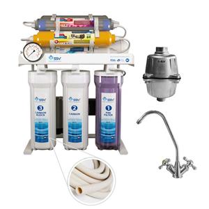 دستگاه تصفیه آب MaxTec 2WET X1000 به همراه شیر دوکاره و فیلتر فلزی دوش