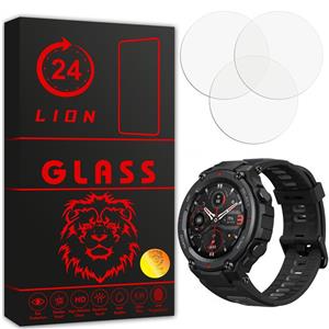 شارژر ساعت شیائومی امیزفیت Xiaomi Amazfit T-Rex LION RB007 Screen Protector For Xiaomi Smart Watch Amazfit T Rex Pro Pack Of 2