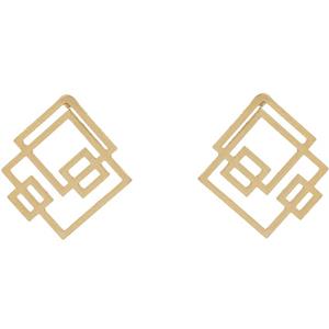 گوشواره طلا 18 عیار زنانه ماهک مدل ME0689 Maahak ME0689 Gold Earring